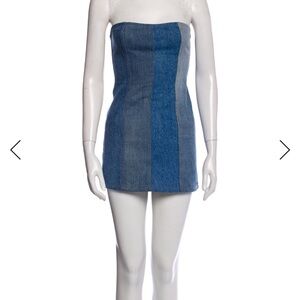 EB Denim | Dresses | New Eb Denim Polka Dress Upcycled Denim | Poshmark
